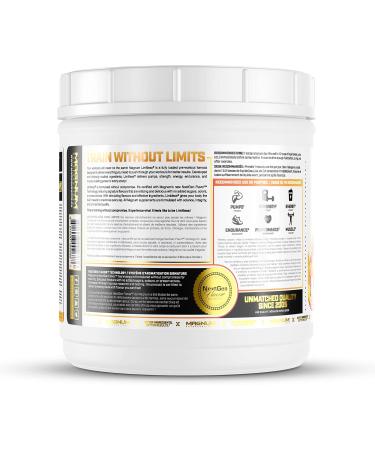LIMITLESS Magnum 504g - Muscle Workout Powder Sport Pre Workout for Men and Women May Assist & Support Increase Energy Focus and Endurance - Peach Mango Rush - Buy Online on GoSupps.com