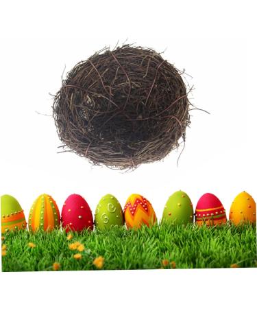 Buy WOFASHPURET Garden Rattan Flower Accessories - Natural Birds Nest Artificial Decoration (10cm) for Elegant Home D cor - Buy Online on GoSupps.com