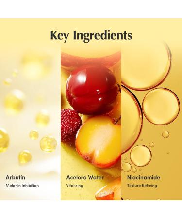 EQQUALBERRY Vitamin Illuminating Serum 30ml S rum Visage clat avec Vitamine C d Acerola Niacinamide et Arbutine Hydratation et Teint Uniforme Soin Cor en - Buy Online on GoSupps.com