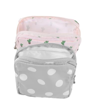 Healvian 2pcs Sanitary Napkin Storage Bag Regular Tampons Small Bag Small Bags for Travel Portable Period Pouch Travel Menstrual Pad Bag Flower Makeup Pouch Menstrual Pad Pouch As Shown 16X15CM