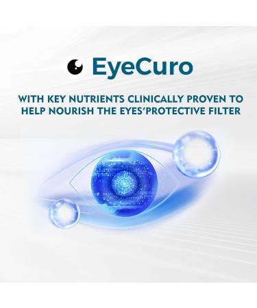 EyeCuro Eye Vitamin & Mineral Supplement Contains Lutein Vitamin A Vitamin E Vitamin C Zeaxanthin Astazanthin Zinc & More 30ml - Buy Online on GoSupps.com