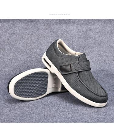 Diabetic Edema Shoes for Women - Adjustable Breathable Antiskid Walking Shoes (Size 12 Gris) - Ideal for Fasciitis Bunions Arthritis Swollen Feet - Buy Online on GoSupps.com