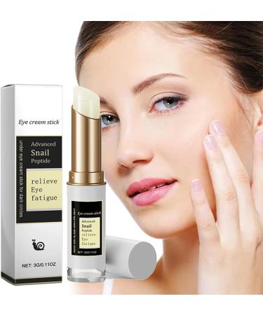 Snail Peptide Eye Cream Stick 3g Reduce Dark Circles Puffiness Firming Brightening Anti-Aging Nourishing Moisturizing (1PCS) - Buy Online on GoSupps.com