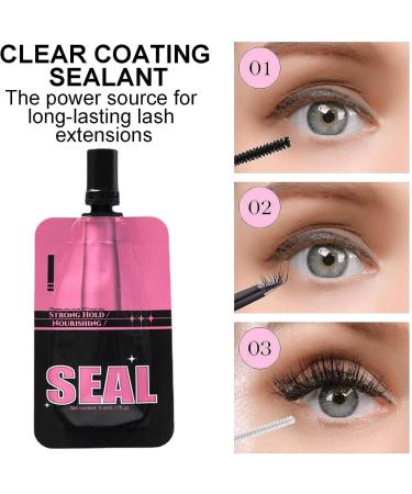 Lash Seal Lash Bond and Seal Waterproof 5ml | Overnight Sealer Eyelash Sealer for Lash Extensions Coating Eyelash Sealer with Lash Bonde Shakven - Buy Online on GoSupps.com