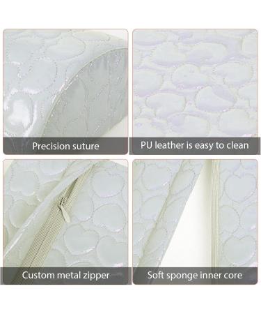 Nail Arm Rest Nail Cushion Hand Rest Washable PU Leather Manicure Hand Rest Cushion for Nails Art Salon and Home DIY Nail Decor White Hand Rest Pillow - Buy Online on GoSupps.com