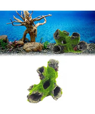 Maonativey Aquarium Harz Cave - Perfect Hideout for Small Fish & Garnelen | Unique Tree Stamm Decor for Aquariums - Buy Online on GoSupps.com