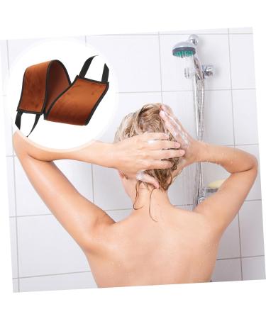 Buy Angoily Sunscreen Rubbing Strap Body Towel & Back Applicator Mitt | Long Shower Towel & Loofah Sponge - Perfect for Self Tan & Moisturizing - Buy Online on GoSupps.com