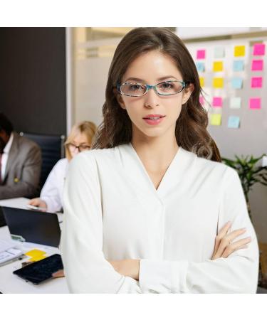 Cojwis 4 Pack Women's Reading Glasses - Stylish Multi-Colored HD Clear Lens (4.0x) - International Shipping Available - Buy Online on GoSupps.com