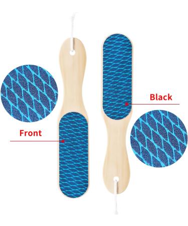 Foot File with Wooden Handle - Effective Callus Remover & Dead Skin Removal Tool for Men & Women | Premium Foot Care - Buy Online on GoSupps.com
