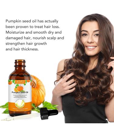 Pumpkin Seed Vegan Oil for Hair Scalpcare & Skincare - 60ml Natural Oil for Men & Women (Pumpkin Seed) - Buy Online on GoSupps.com