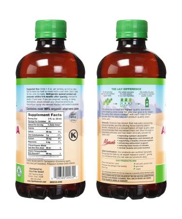 Lily of the Desert Aloe Vera Gel Whole Leaf 32oz - Organic Soothing Skin Care - Buy Online on GoSupps.com
