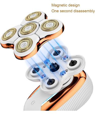 Sonew Electric trimmer for Women Washable Cordless Electric Trimmer with 5 Blades USB Rechargeable Lady trimmer for Underarms Legs - Buy Online on GoSupps.com