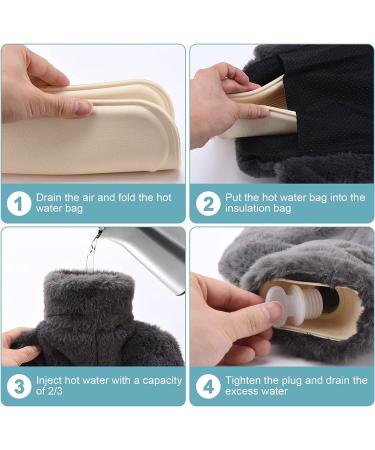 Buy 2L Foot Warmer Hot Water Bottle - 2 in 1 Electric-Free Foot Heat for Men & Women | Ideal Comfort & Warmth - Buy Online on GoSupps.com