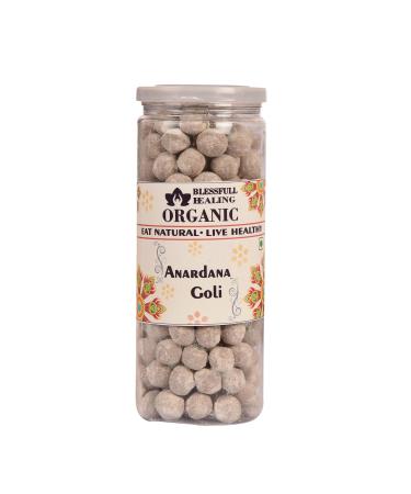 Blessfull Healing Organic Anardana Goli 250 Gram Airtight Container (Packing May Vary)