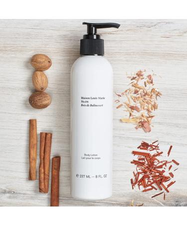 Maison Louis Marie No.04 Bois de Balincourt Natural Body + Hand Lotion - 8 fl oz | Luxury Clean Beauty + Non-Toxic Fragrance - Buy Online on GoSupps.com
