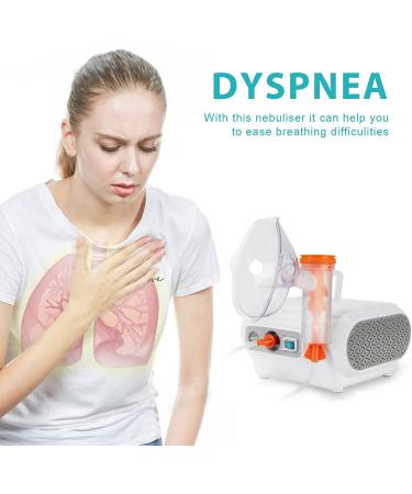 MAYLUCK Portable Compressor Nebulizer - Jet Nebulizer Machine with Accessory Set - Steam Inhaler for Kids and Adults - Orange - Buy Online on GoSupps.com