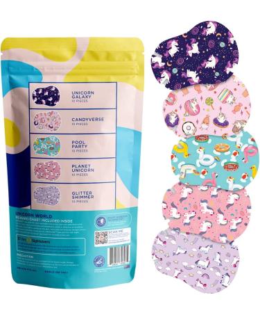 Unicorn World Kids Eye Patches | Fun Designs for Eye Patch Therapy - Buy Online on GoSupps.com