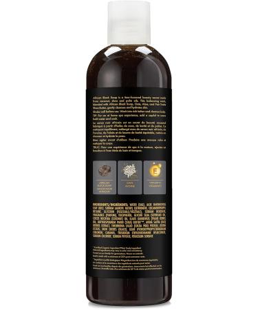 Shea Moisture African Black Soap Soothing Body Wash Cleanser for Troubled Skin 384 ml - Buy Online on GoSupps.com