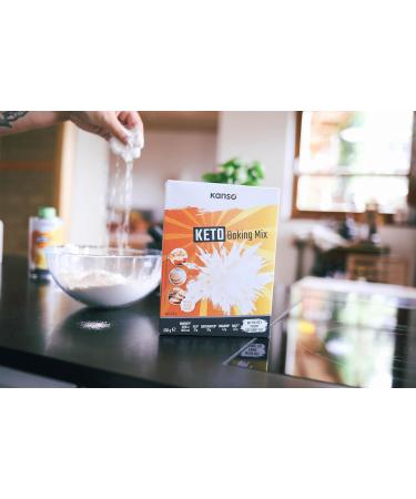 Kanso Keto Baking Mix with MCT from Coconut Oil - 350g | Low Carb Gluten-Free Keto-Friendly Baking - Buy Online on GoSupps.com