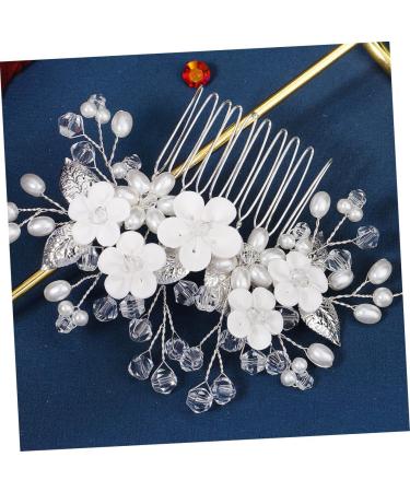 Didiseaon Bridal Headwear Wedding Hair Ornament Rhinestone Hair Comb Hair Accessories Bride Headpiece Wedding Decoration Bridal Hair Comb Crystal Wedding Supplies Bridesmaid Manual - Buy Online on GoSupps.com