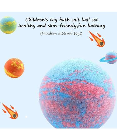 Kids Bath Bombs with Toys - 6 Organic Bubble Fizzies with Animals Inside | Handmade, Vegan, Essential Oil Spa Kit for Safe and Fun Bath Time - Buy Online on GoSupps.com