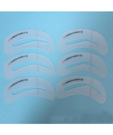 Frcolor 6Pcs Eyebrow Stencil Set - Perfect Grooming & Shaping Tool for Flawless Makeup - 3 Styles Available - Buy Online on GoSupps.com