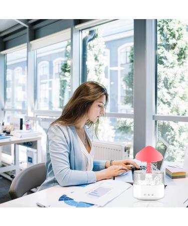Rain Cloud Humidifier & Diffuser | 7-Color LED Aromatherapy Night Light for Home & Office - Buy Online on GoSupps.com