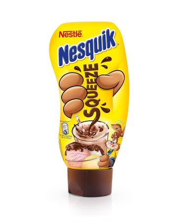 Nesquik Schoko Sirup - 5-Pack (300ml) | Perfect Topping for Drinks & Desserts | Delicious Drinking Chocolate - Buy Online on GoSupps.com