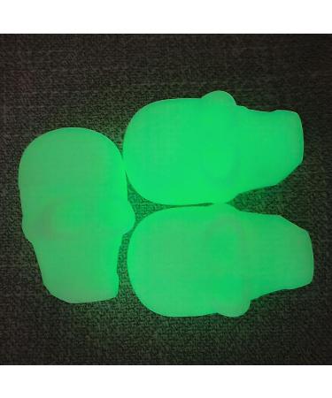 KUVIS Silicone Wax Carving Kit with 15ml Skull Container and Hexagon Mat - Glow In the Dark - Buy Online on GoSupps.com