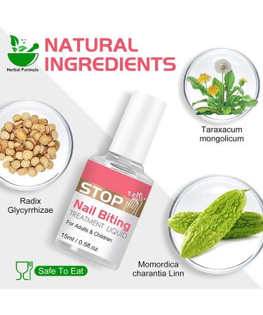Stop Thumb Sucking & Nail Biting - Child-Friendly Nail Polish Treatment | Bitter Taste | Safe & Effective | Easy Application - 15ML - Buy Online on GoSupps.com