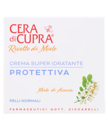 Cera di Cupra Cera di Cupra Protective super moisturising cream gives energy and luminosity to the face makes the skin more elastic made in Italy dermatologically tested 50 ml jar