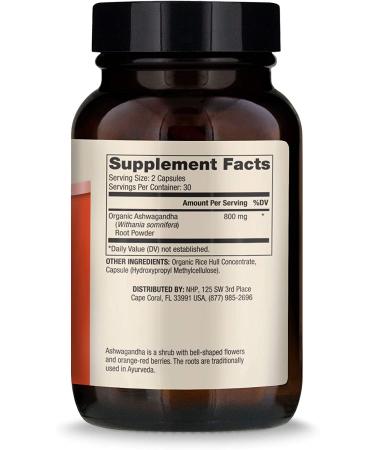 Dr. Mercola Ashwagandha 60 Capsules - Premium Stress Relief & Wellness Supplement - Buy Online on GoSupps.com
