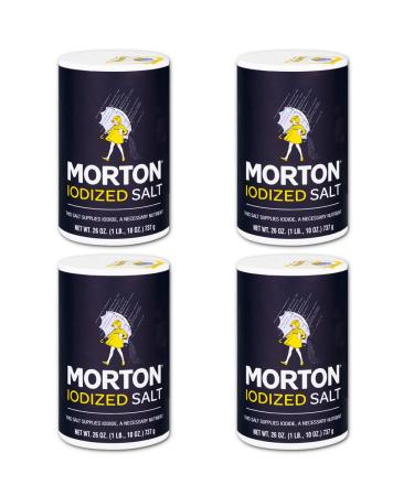 Morton Iodized Salt, 26 oz, Pack of 4