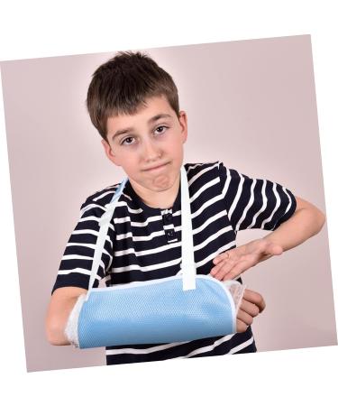 CIYODO Children's Arm Sling Arm Sling Arm Brace Shoulder Immobilizer Arm Immobilizer Sling Net 50X27CM Sky-blue - Buy Online on GoSupps.com