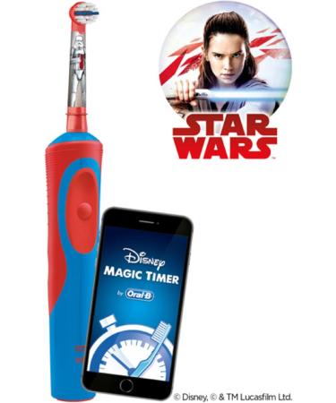 Oral-B Kids Star Wars Electric Toothbrush Set - 2 Extra Soft Bristle Brushes for Children 3+ | Ideal for Gentle Cleaning - Buy Online on GoSupps.com