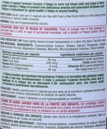 Nature's Bounty Gentle Iron Plus 28mg - 150 Capsules | Iron Deficiency Anemia Prevention - Buy Online on GoSupps.com