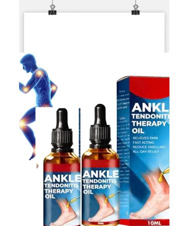 Ankle Tendonitis Relief Oil - Foot & Ankle Massage Oil for Sore Joints & Stiffness | Deswells 1 Piece - Buy Online on GoSupps.com