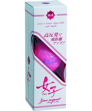 Zeusimpact Women's High Resilience Golf Ball - Pearl Pink - Buy Online on GoSupps.com