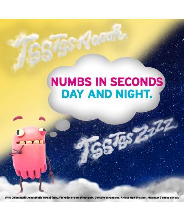 Ultra Chloraseptic Throat Spray 15ml Honey & Lemon - Fast Relief for Sore Throat - Buy Online on GoSupps.com