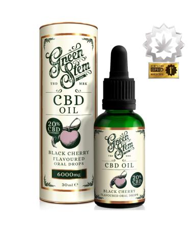 Green Stem Black Cherry CBD Oil 6000mg