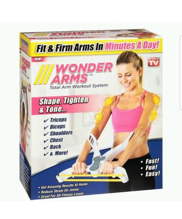Ontel Wonder Arms Total Workout System Resistance Training Bands White