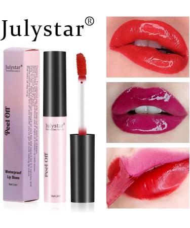  Katutude 6 Pack Peel Off Lipstick for Girls Waterproof Long Lasting Matte Liquid Waterproof Non-stick Lipstick for Girls Women - Buy Online on GoSupps.com