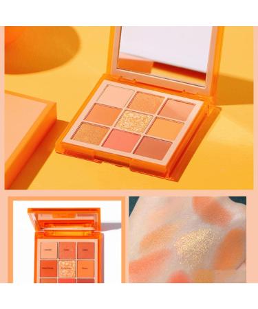 JAYIOLA 9Colors Long- Eyeshadow Palette Pallete Highly Pigmented Pink - Buy Online on GoSupps.com