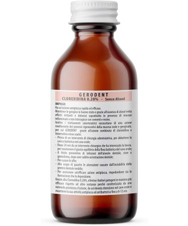Gerodent Mouthwash Chlorhexidine 0.20% - Alcohol-Free 200ml for Effective Oral Care | Buy Internationally - Buy Online on GoSupps.com