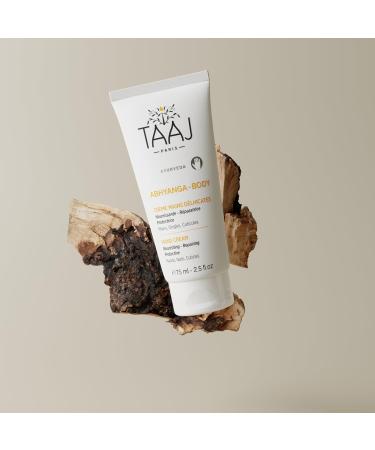 TAAJ ABHYANGA Delhicated hand cream nourishes repairs and soothes hands and nails enriched with greasy repairing and protective active ingredients vegan pack of 3 x 75 ml - Buy Online on GoSupps.com