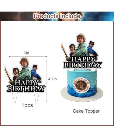 37Pcs Percy Jackson Party Cake&Cupcake Toppers for Birthday Party Supplies Boys' Theme Birthday Party Decoration - Buy Online on GoSupps.com