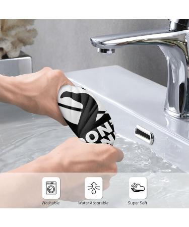 Pmftryuer Don't Panic Washcloths - 27.5x16 Inches - Quick Drying, Ultra Soft & Highly Absorbent Bathroom Washcloths - Ideal for Bath, Spa, Facial - Premium Fingertip Towel - Buy Online on GoSupps.com