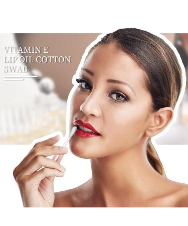 200 Pcs Vitamin E Lip Oil Disposable Cotton Swabs - Moisturizing Applicators for Lip Protection & Hydration - Buy Online on GoSupps.com
