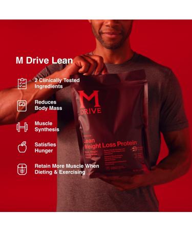 Mdrive Lean for Men - Protein Powder for Lean Muscle Mass with Morosil & Blood Orange Flavor - 30 Servings - Buy Online on GoSupps.com
