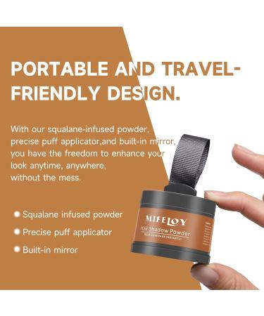 Buy Mifeloy Hairline Powder Set - Light Brown Invisible Concealer with Mirror & Sponge | Waterproof Hair Makeup for Instant Coverage - Perfect for Men & Women - Buy Online on GoSupps.com